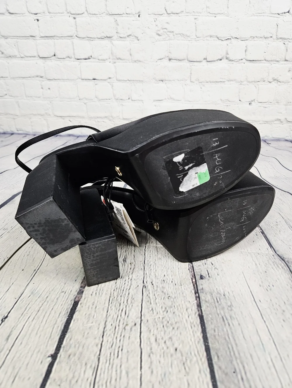ZARA | platform closed toe ankle strap slingback high heels - Picture 8 of 15